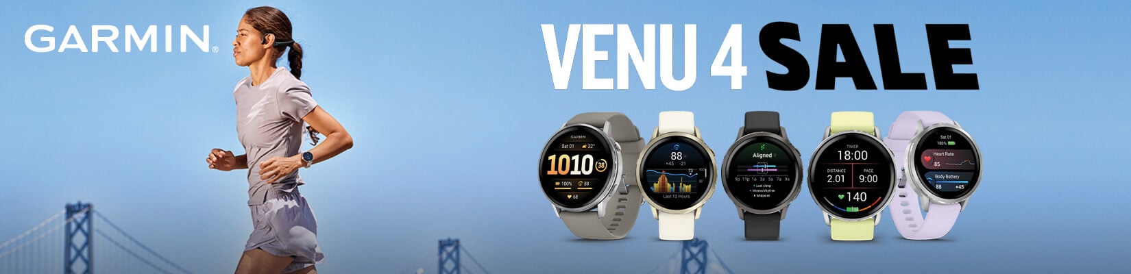 סדרת שעוני VENU 4 מבית GARMIN במחיר מיוחד