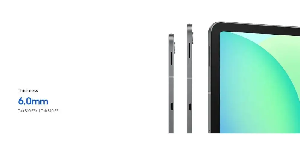 טאבלט Galaxy Tab S10 FE+ 5G 128GB דק וקל משקל
