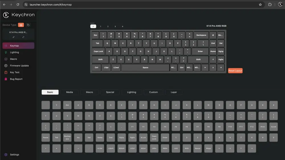 מקלדת אלחוטית מכנית V4 Max QMK/VIA מבית Keychron