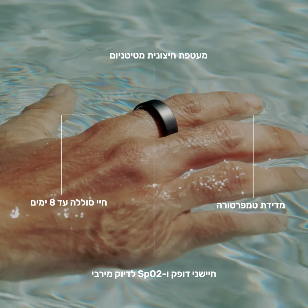 טבעת חכמה Oura Ring 4 מבית Oura