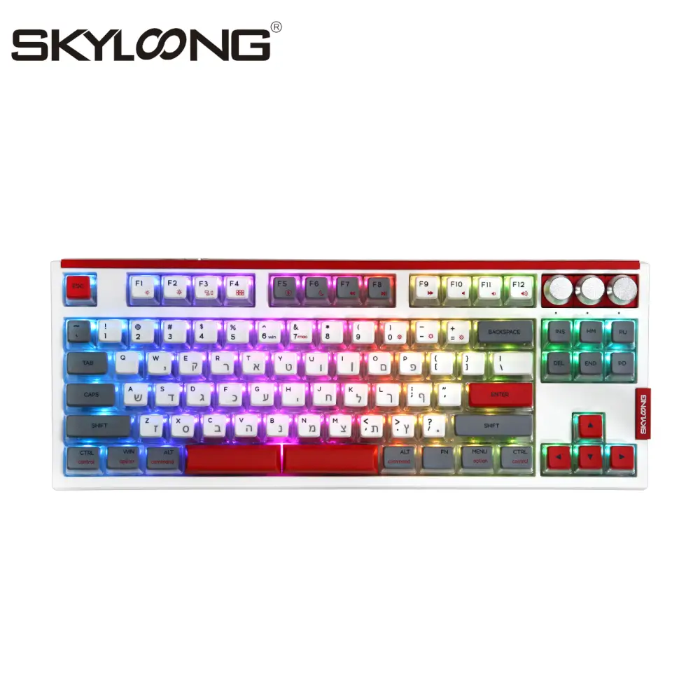 מקלדת מכנית GK-87 מבית SKYLOONG