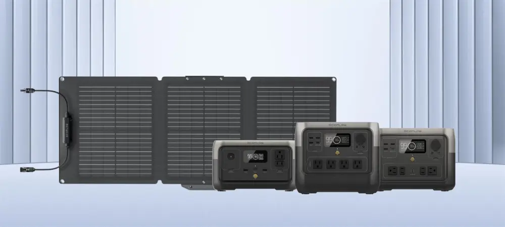 פאנל סולארי מתקפל 60W USB-C- מחובר לתחנות כוח