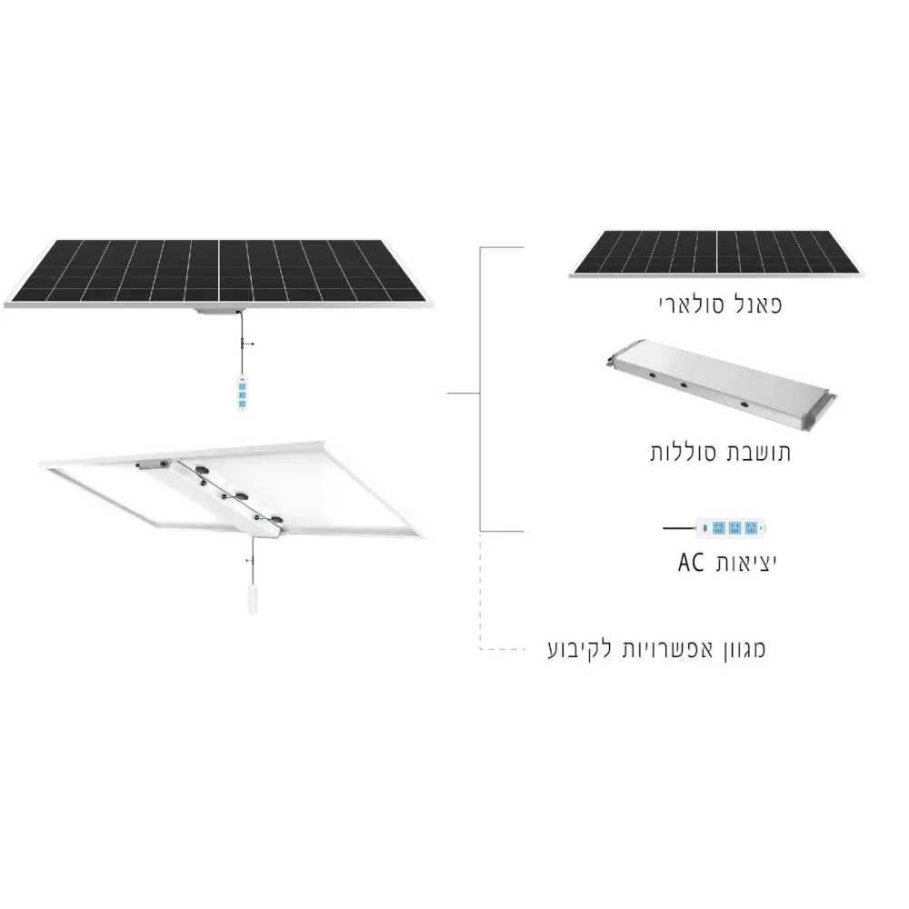 מערכת סולארית אינטגרלית Solar Box מבית Blue Carbon