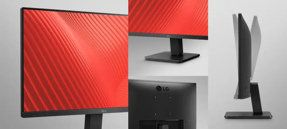 מסך מחשב עם עיצוב ארגונומי LG MR400-B