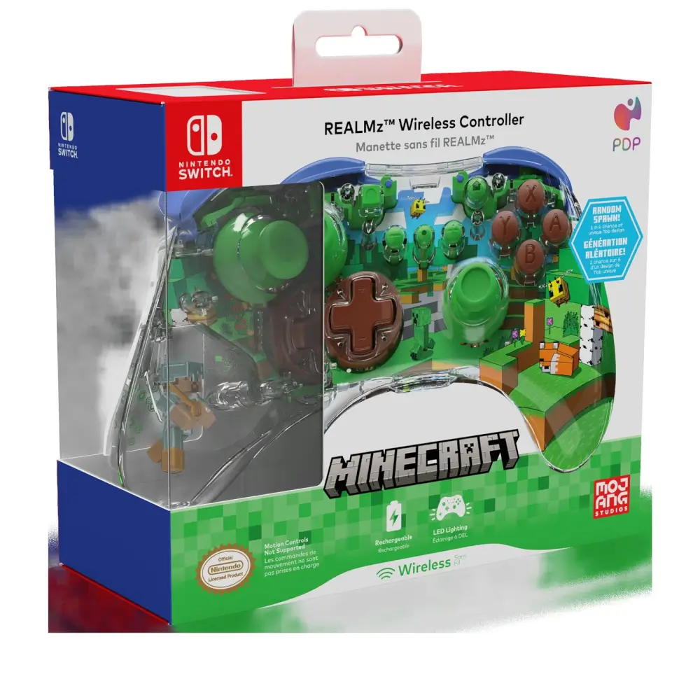 בקר אלחוטי Minecraft Forest Biome REALMZ תמונת האריזה