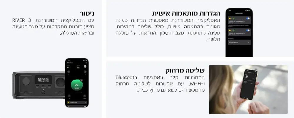 תחנת כח ניידת River 3 UPS מבית ECOFLOW