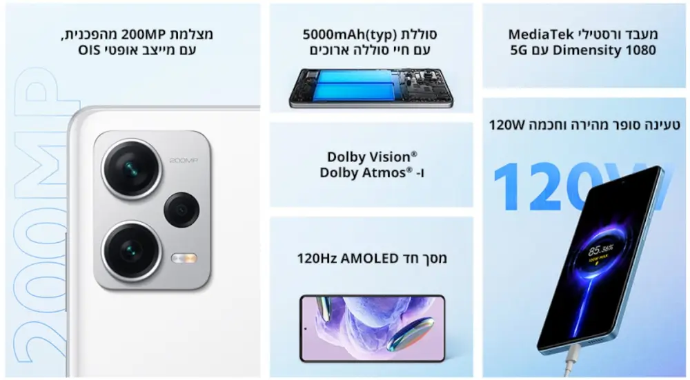 Redmi Note 12 Pro - רדמי
