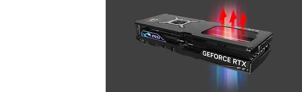 כרטיס מסך דגם&nbsp;GeForce RTX 4070 Ti SUPER 16G GAMING X SLIM מבית MSI