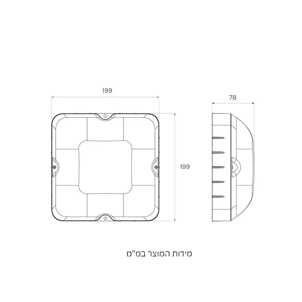 תאורה סולארית BCT-SCL10 מבית NEWTEC