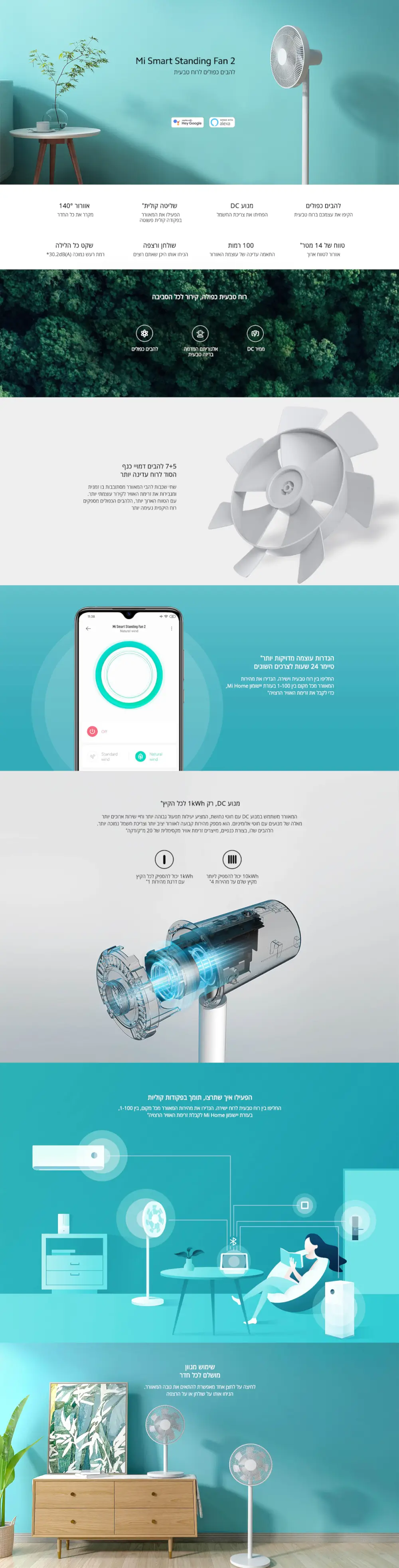 Mi Smart Standing Fan 2