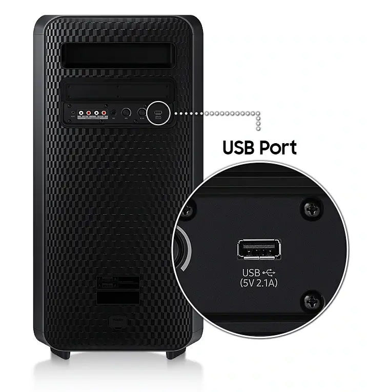 נגנו מוזיקה בקלות באמצעות כניסת USB מובנית USB input:‏ 1