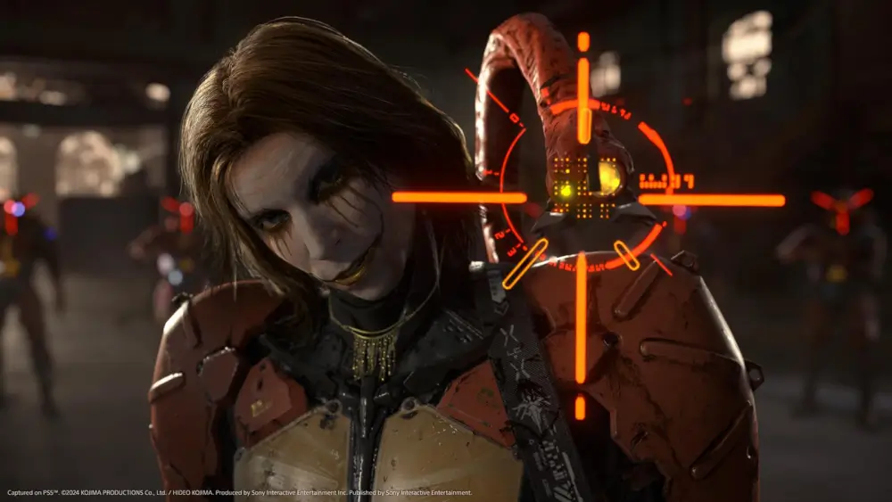 Death Stranding 2: On The Beach אחת הדמויות עם כוונת 