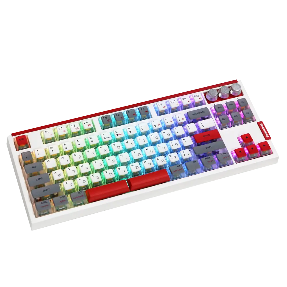 מקלדת מכנית GK-87 מבית SKYLOONG