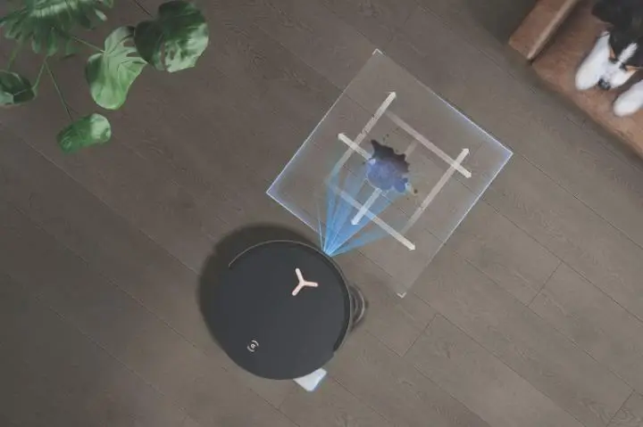 שואב רובוטי Deebot X8 Pro Omni ביצוע ניקיון חוזר חכם למקום הליכלוך