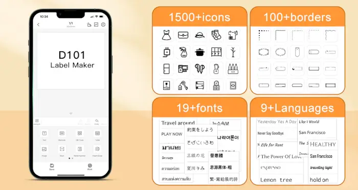 print text and more 