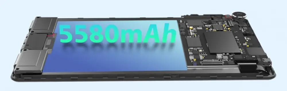 סוללה גדולה - 5580mAh