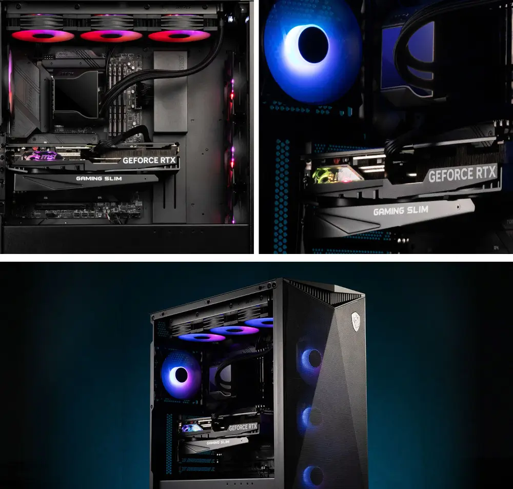 כרטיס מסך דגם&nbsp;GeForce RTX 4070 Ti SUPER 16G GAMING X SLIM מבית MSI