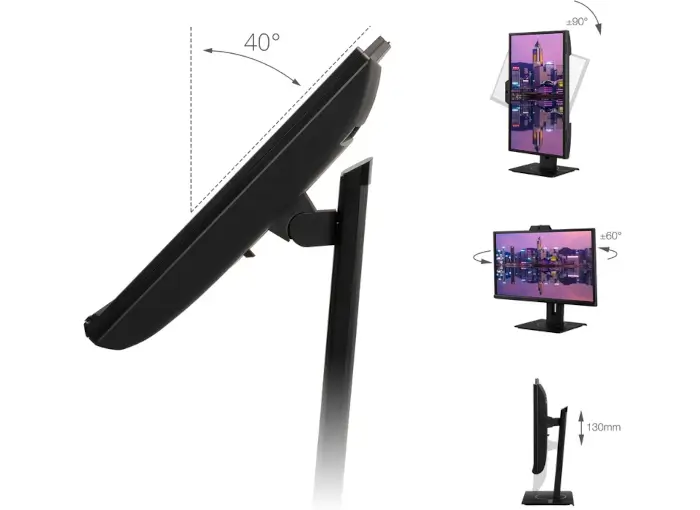 VG2440V - Complete Ergonomic Flexibility