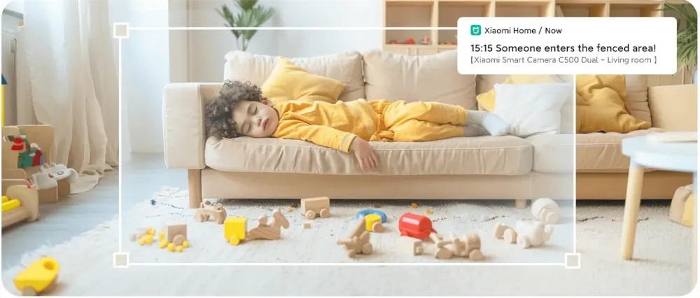מצלמת אבטחה כפולה אלחוטית C500 Dual מבית Xiaomi