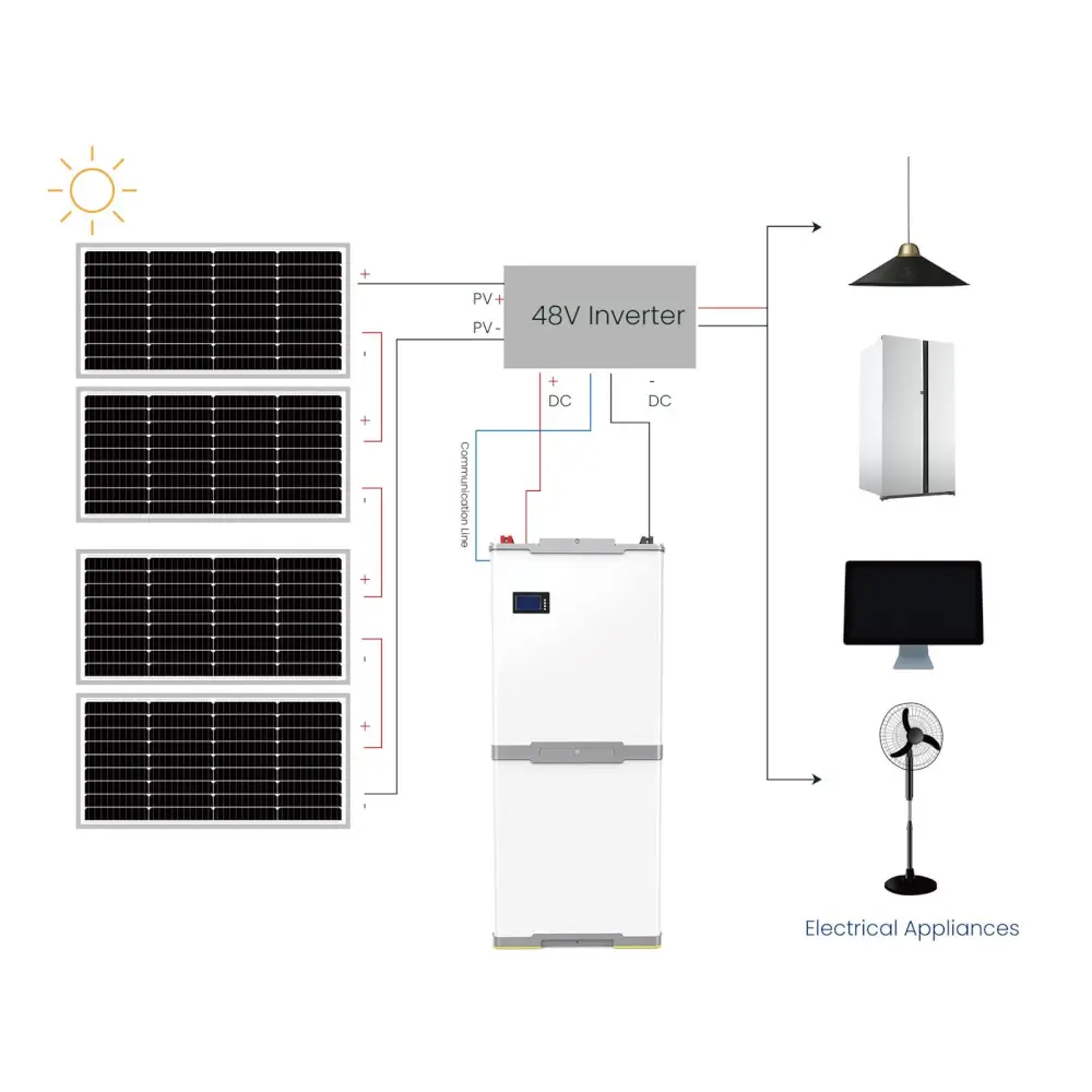 סוללת אגירה SMART-BCT-V-48-300(P) מבית Blue Carbon