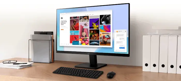 LG 27MR400-B - צבעים אמיתיים בזוויות רחבות