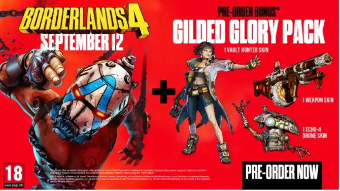 Borderlands 4 גלויה מכירה מוקדמת