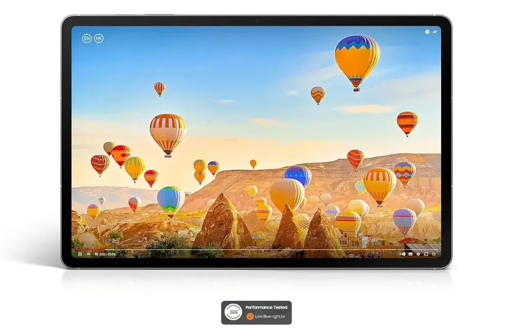 טאבלט Galaxy Tab S10 FE+ 5G 128GB תצוגה מדליקה ותמונה חלקה