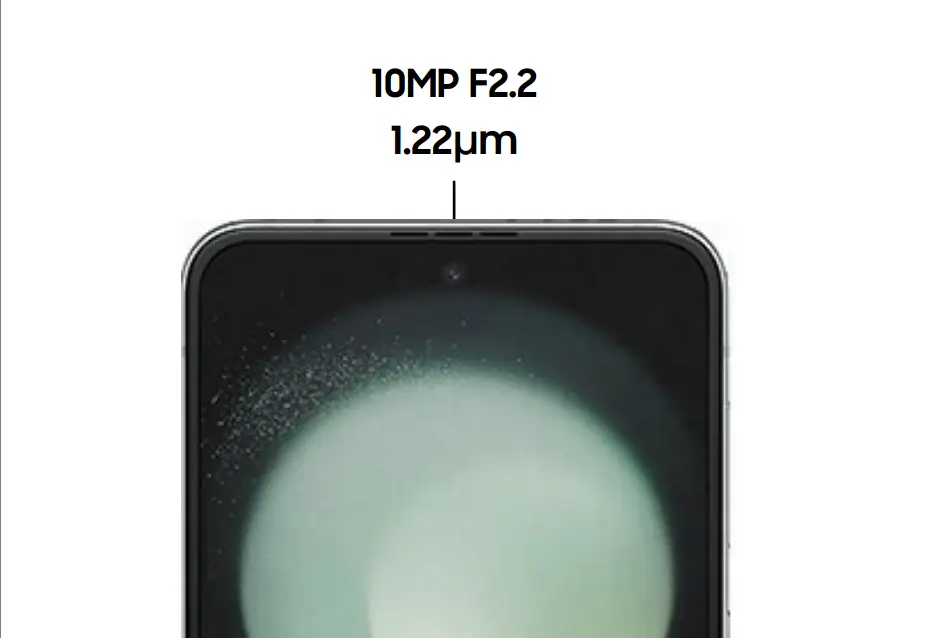 10MP F2.2 1.22µm מצלמה קידמית