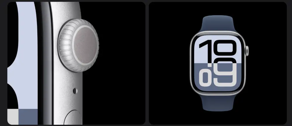 Watch Series 10 GPS 42mm Denim Sport  גוון אלומיניום