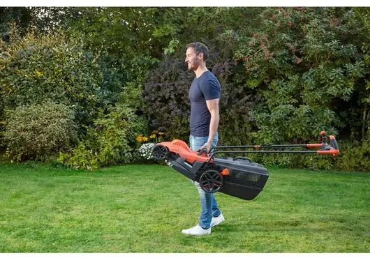 מכסחת דשא חשמלית עם ידית ארגונומית BEMW471BH-QS מבית Black & Decker