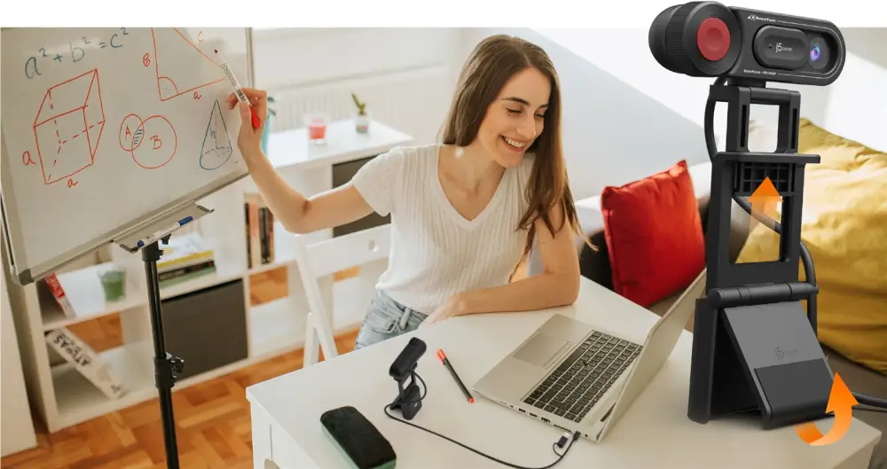 השתמשו במתקן מתכוונן הניתן לשינוי כדי למקם את ה-JVU250 בכל מקום