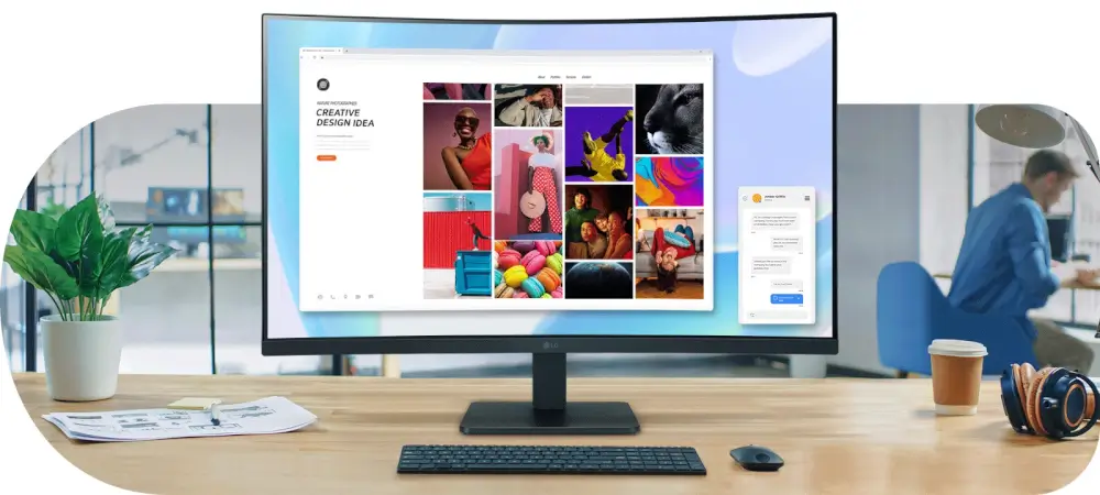 מסך מחשב עם צבעים אמיתיים LG MR400-B
