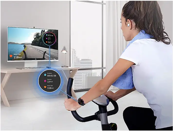 מסך מחשב חכם 42.5 S43DM702UM 4K מעקב אחר האימונים שלכם