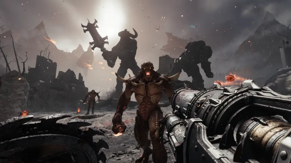 Doom The Dark Ages קרבות שיא עם גרפיקה מדהימה