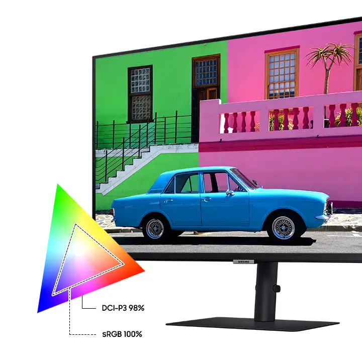מסך מחשב 31.5 ViewFinity S80PB 4K UHD IPS מגוון צבעים רחב