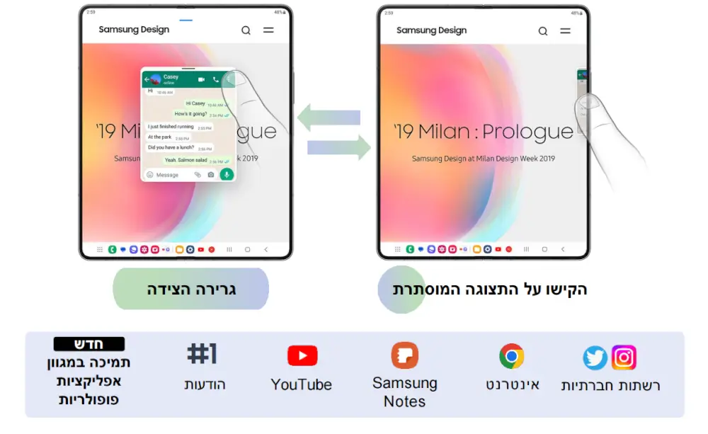 חלון מוקפץ או מוסתר