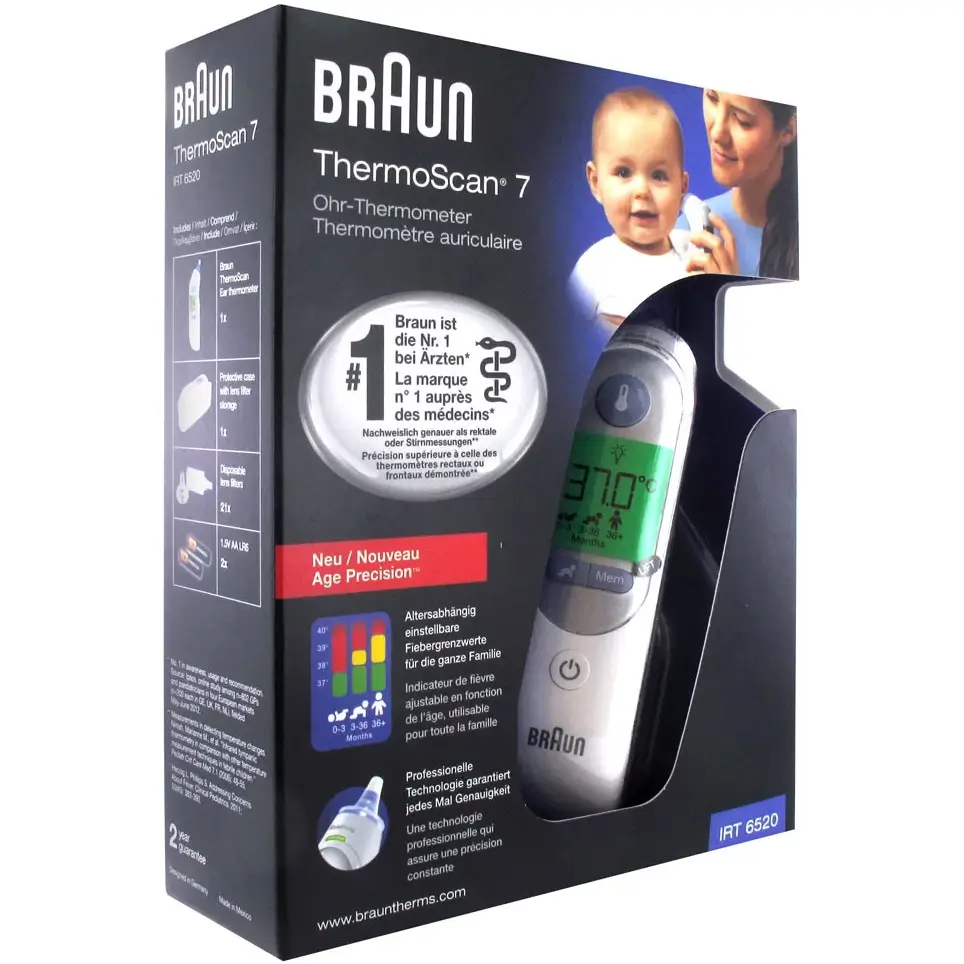 מד חום אלקטרוני לאוזן Thermoscan 7 IRT6520