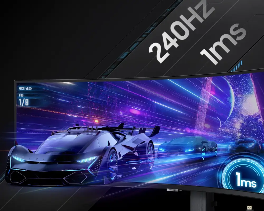 240Hz & 1ms(GtG)