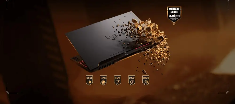 מחשב נייד 15.6 TUF Gaming A15 עמיד בפני נפילות