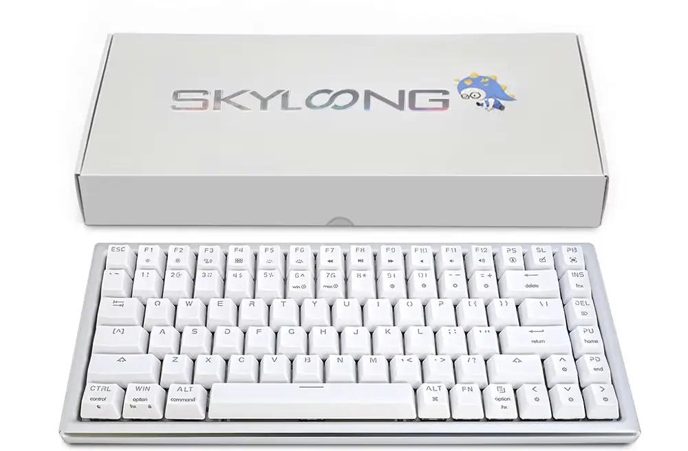 מקלדת גיימינג מכנית חוטית GK-84 מבית SKYLOONG