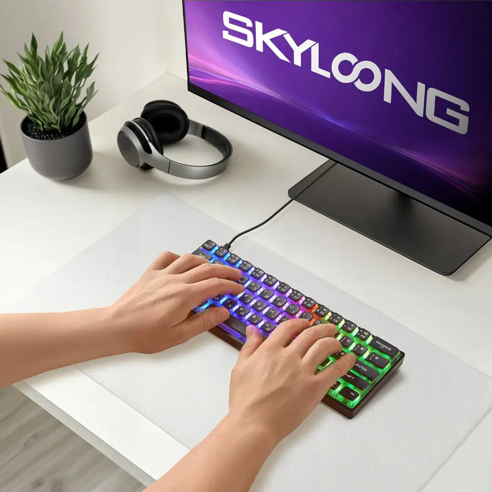 מקלדת מכאנית GK61 מבית Skyloong