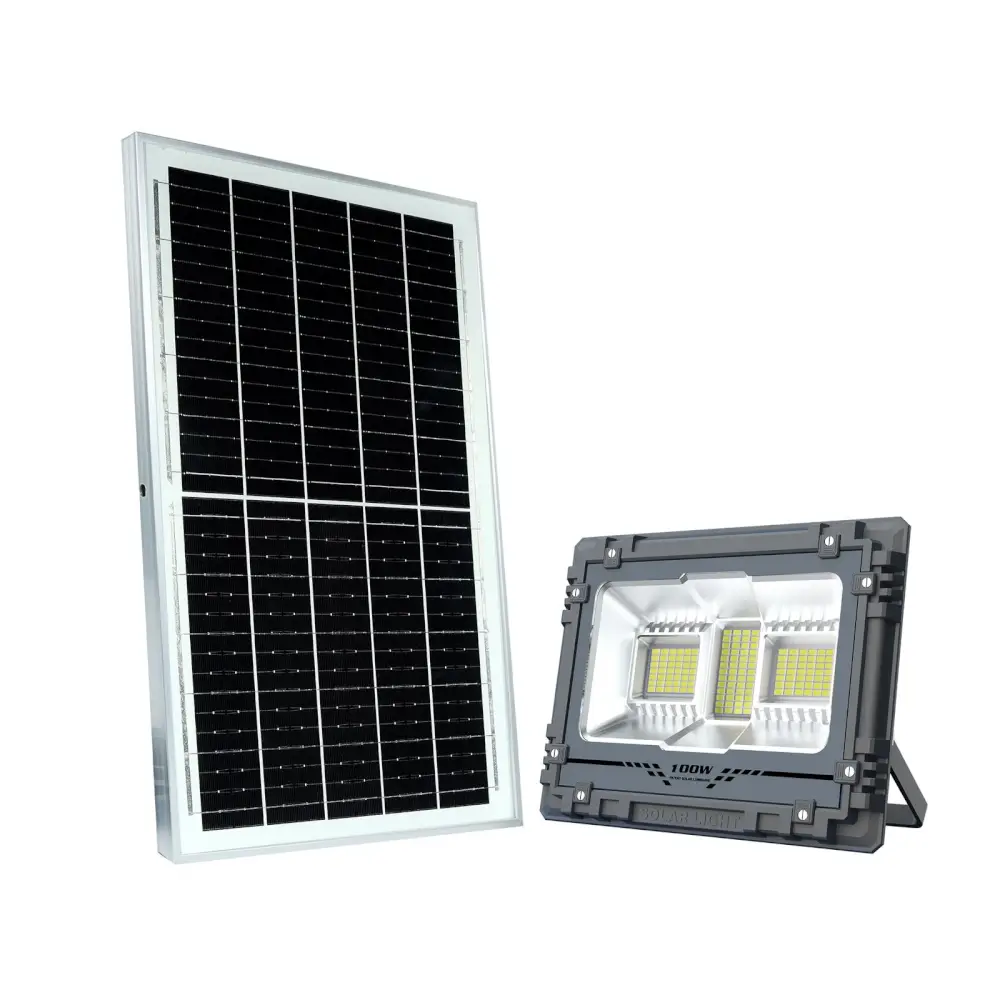 תאורת הצפה סולארית 100W