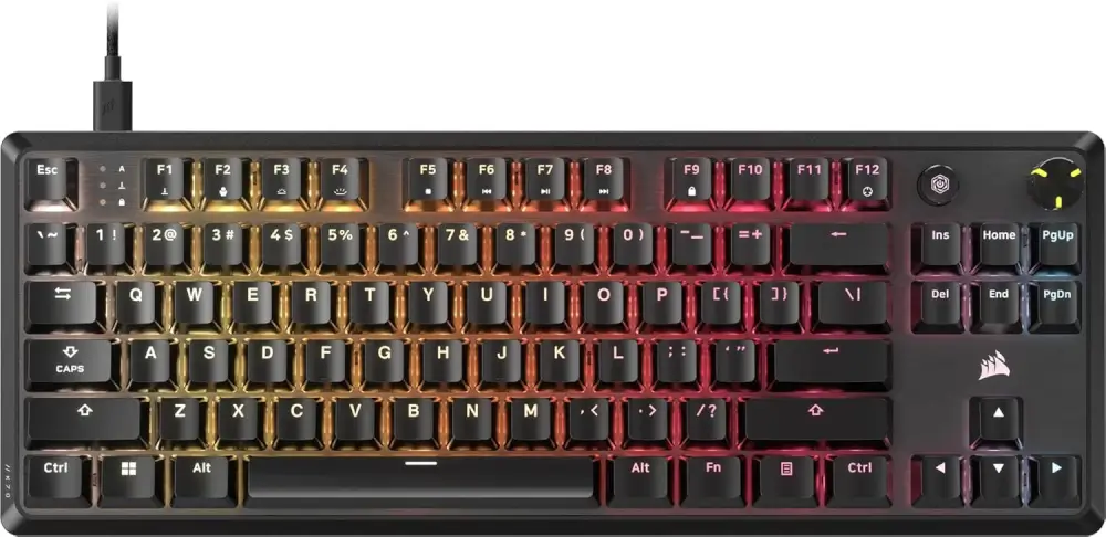 מקלדת מכנית קצרה K70 Core Tkl RGB