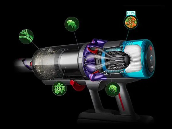 הסינון האלחוטי הטוב ביותר של Dyson שגם לוכד חיידקים 