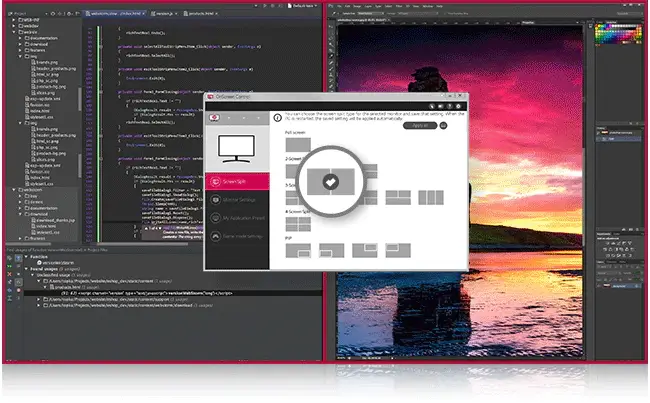 OnScreen Control ממשק משתמש פשוט