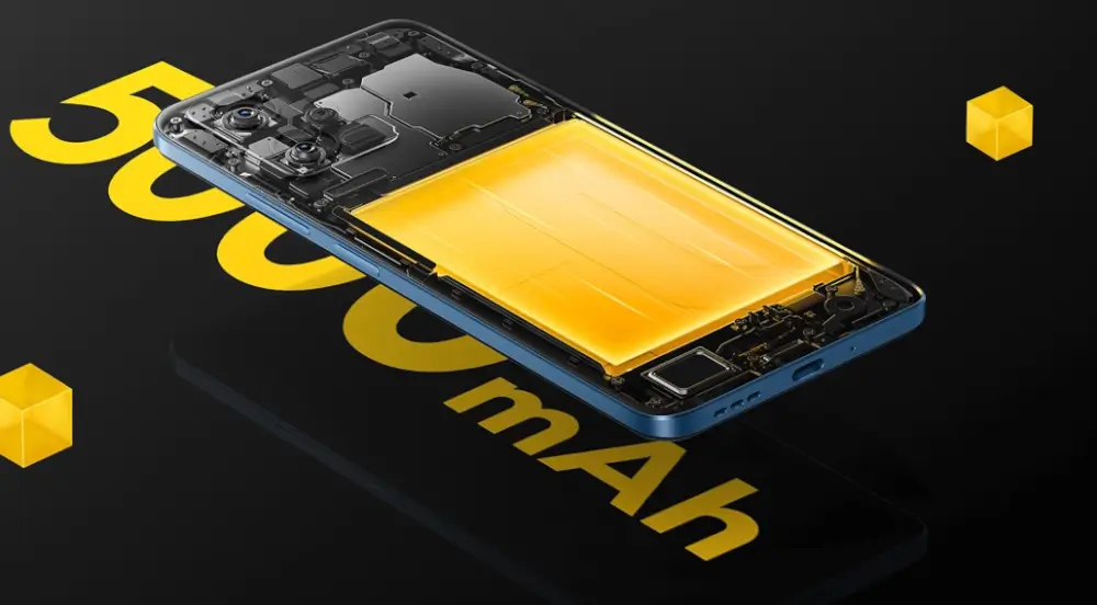 סוללה עוצמתית 5000mAh