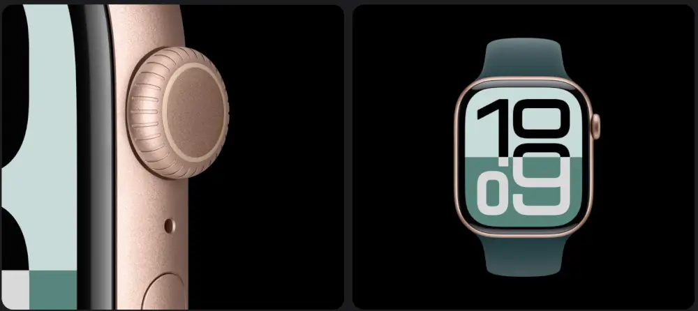 Watch Series 10 GPS 42mm Denim Sport גוון ורוד