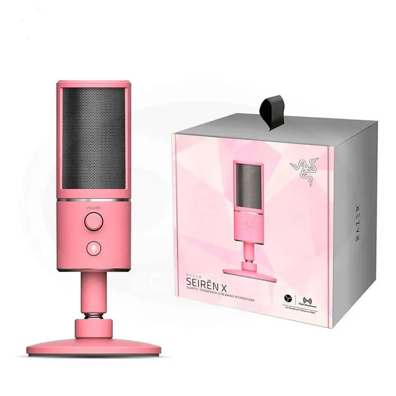 מיקרופון Seiren X Condenser צבע ורוד