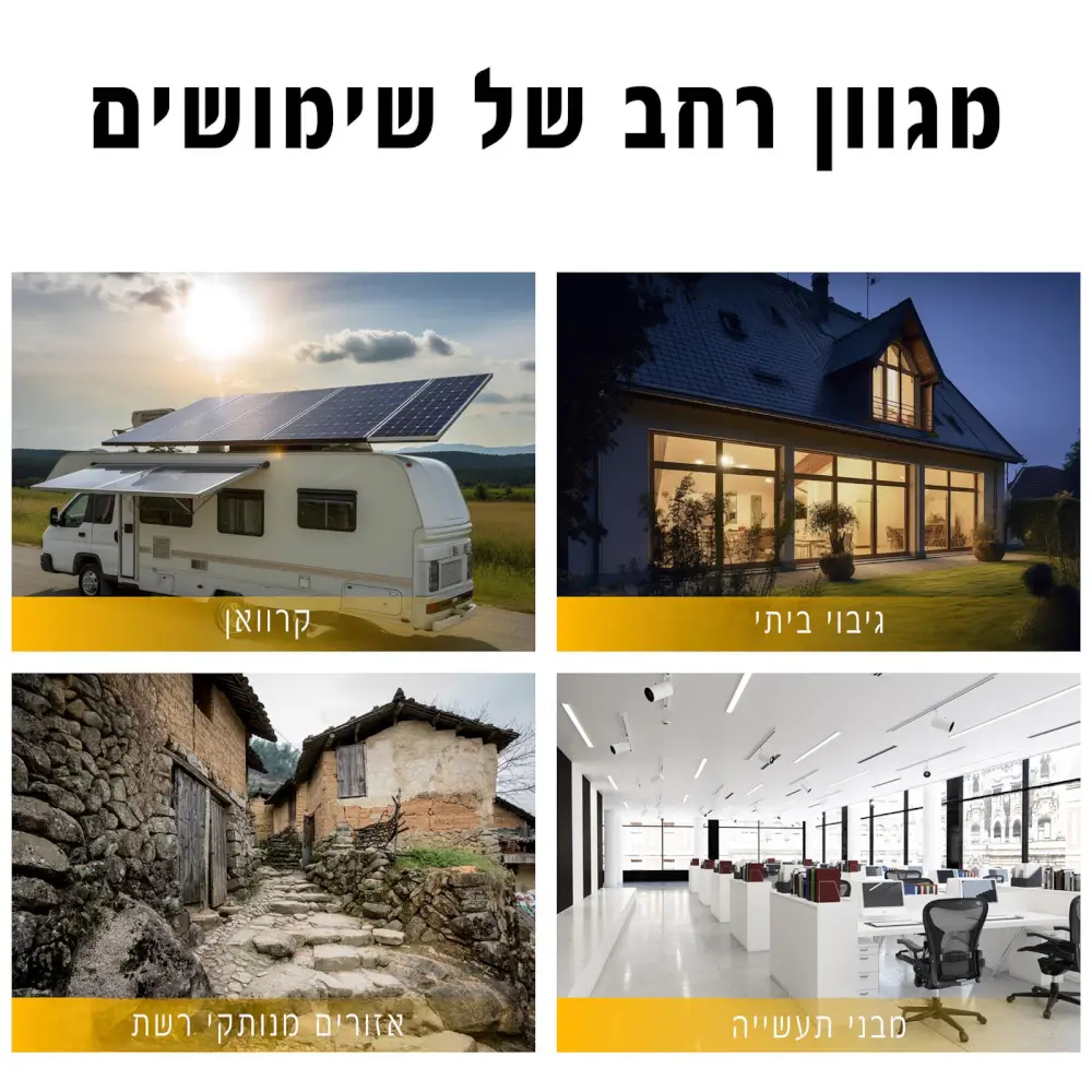 ממיר מתח היברידי BCT-FXC-6KW-H-P מבית Blue Carbon