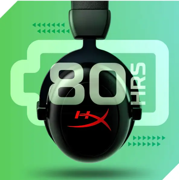 עד 80 שעות חיי סוללה